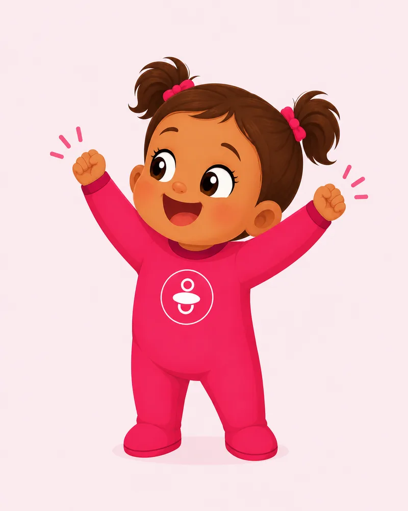 Mascota de Bebipo para niña